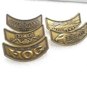 HD Harley Davidson Riding Pin HOG 5 Pins 1993 1994 1995 1996 1997